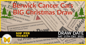 Berwick Cancer Cars Christmas Draw 2021