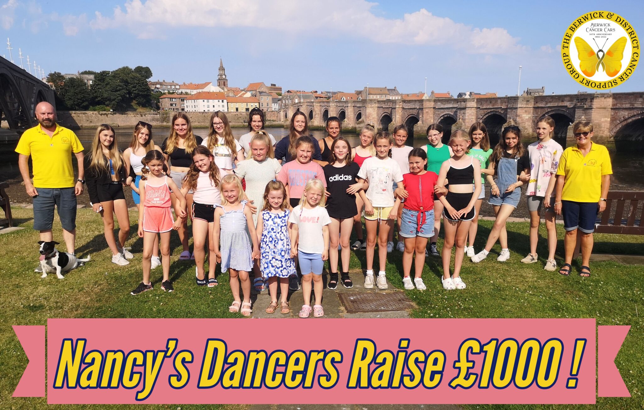 Nancy's Dancers Raise £1000 for Berwick Cancer Cars