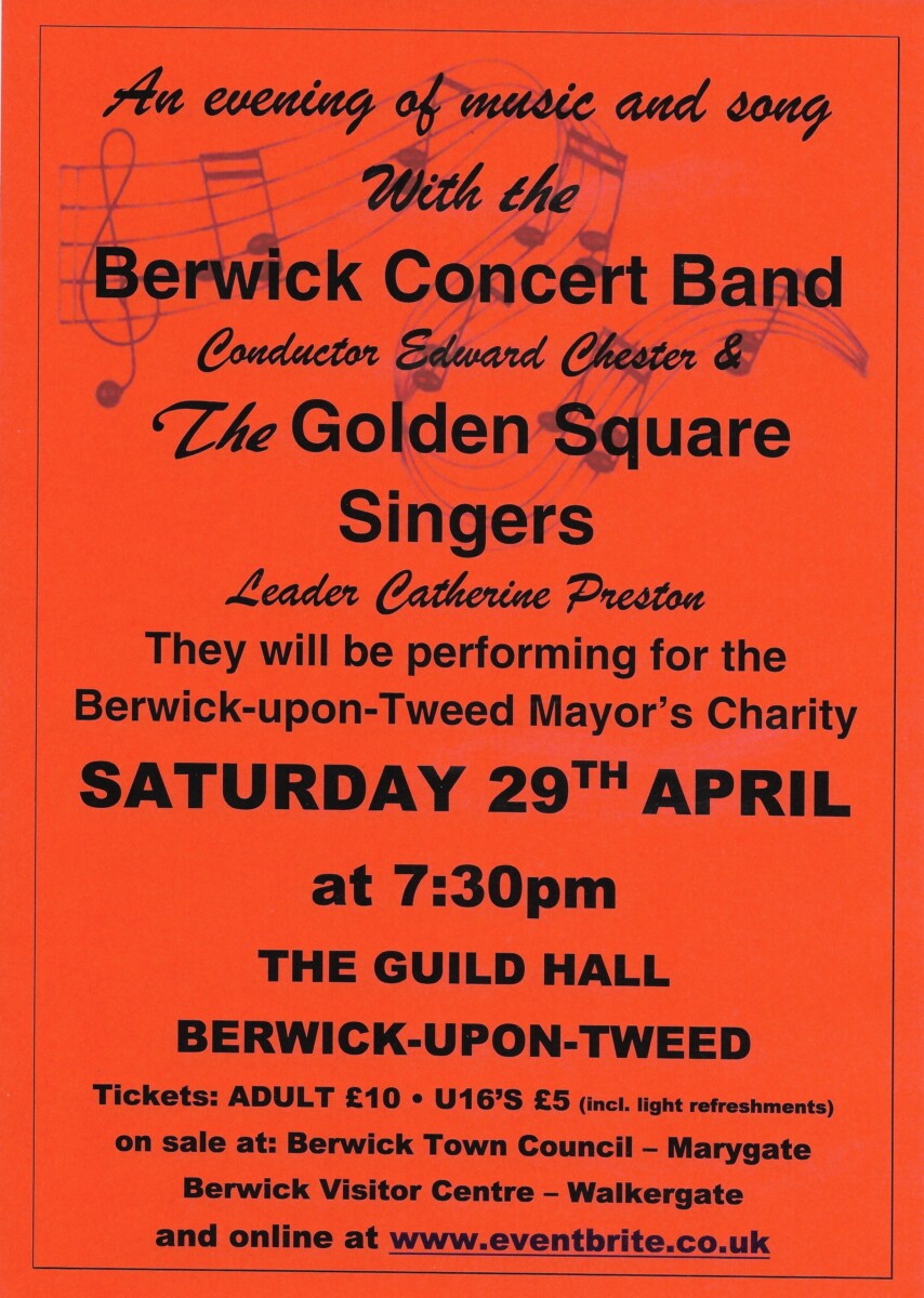 Concert The Berwick Concert Band and The Golden Square Singers