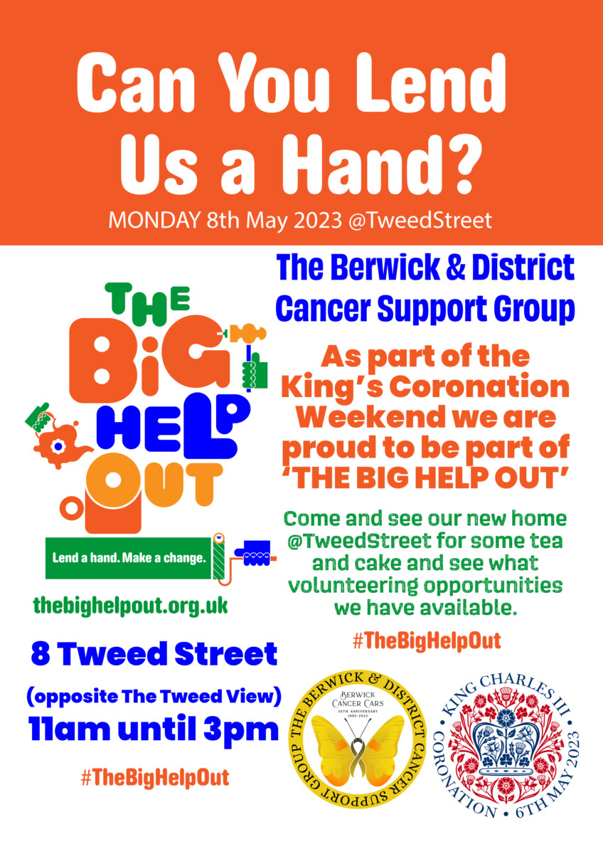 BigHelpOut Poster Tweed Street Opening Volunteer Day