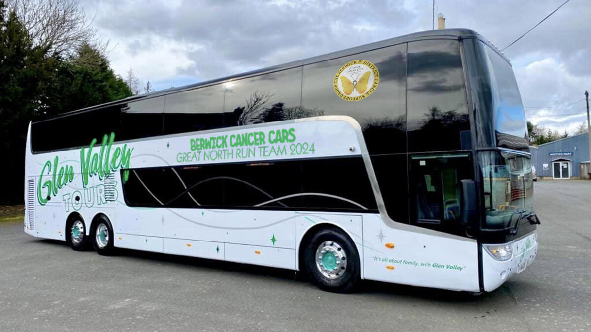 Berwick Cancer Cars GNR Bus
