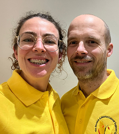 Lucy and Martin Grieve - Berwick Cancer Cars Great North Run