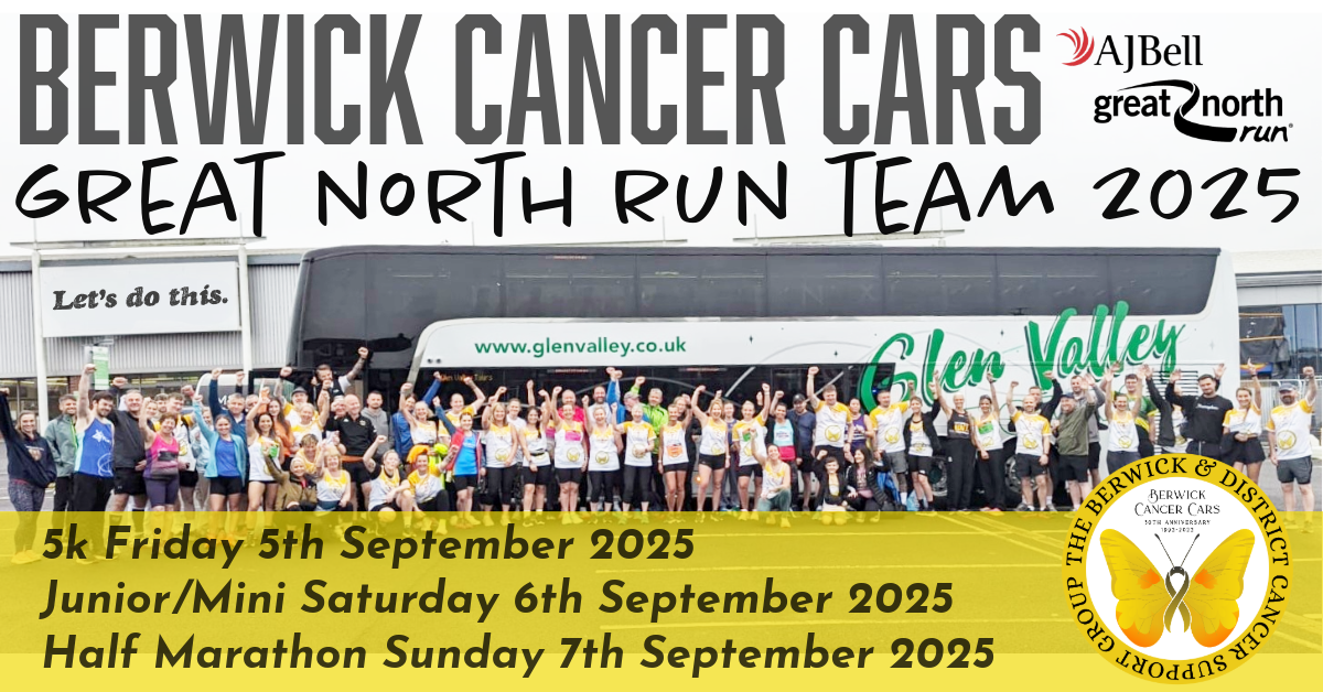 Berwick Cancer Cars Great North Run Team 2025